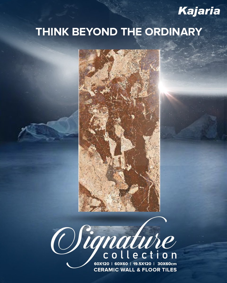 KajariaCeramic's tweet image. With unique styles, superior built and vivid colors, step into the world of exclusive tile designs with the new Signature Collection by Kajaria. To upgrade your spaces from ordinary to truly extraordinary, visit a Kajaria showroom near you today!

#CeramicFashion #Kajaria