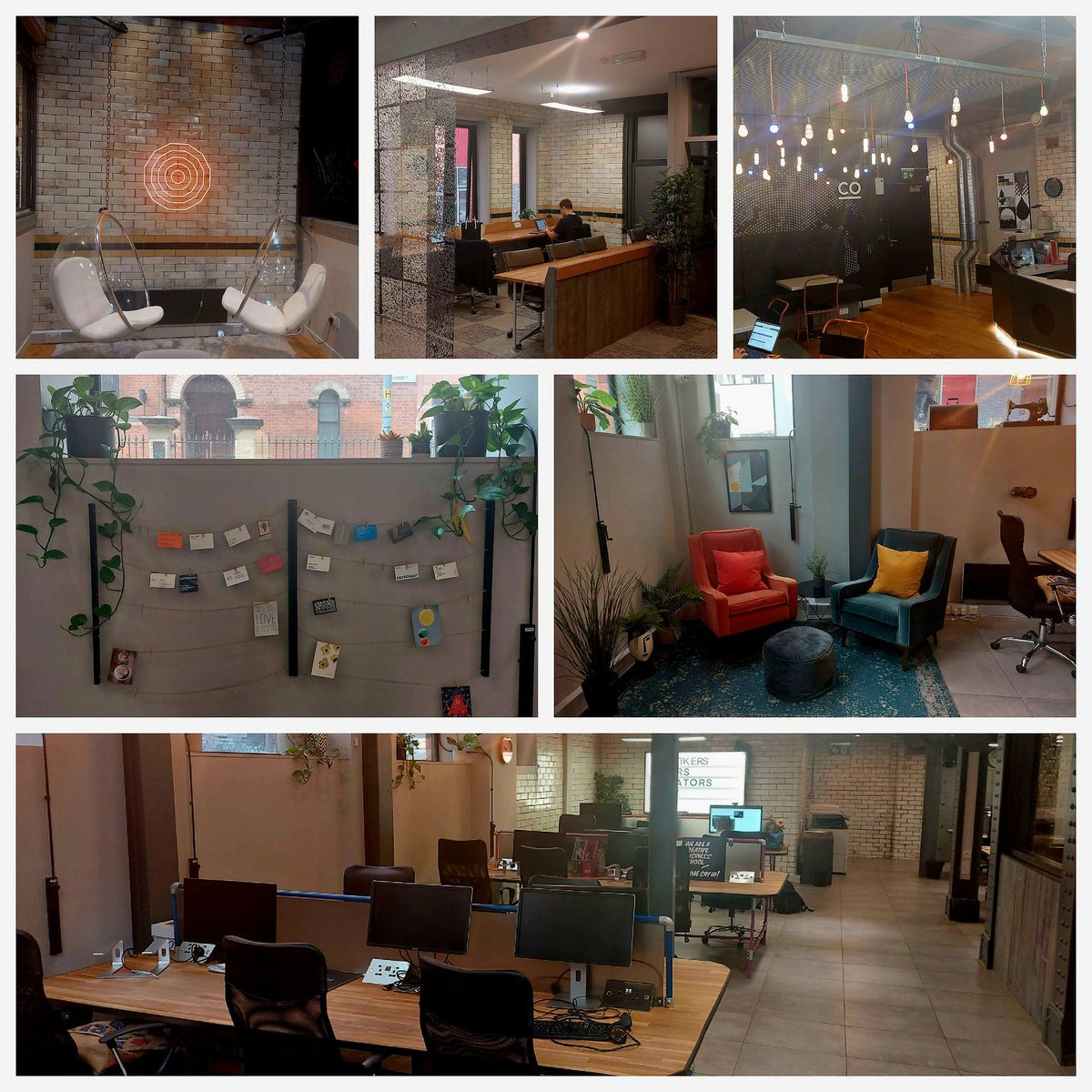 Don't forget... if you are joining our  'Friyay lunch club' today at <a href="/Cocoa_Cabana/">CocoaCabana</a> .. you can also come and work from <a href="/ColonyCoWork/">COLONY</a> Jactin House in Ancoats before and after the event!

Look how fab the space is too.... and I'm here if you want to say hello! 👐