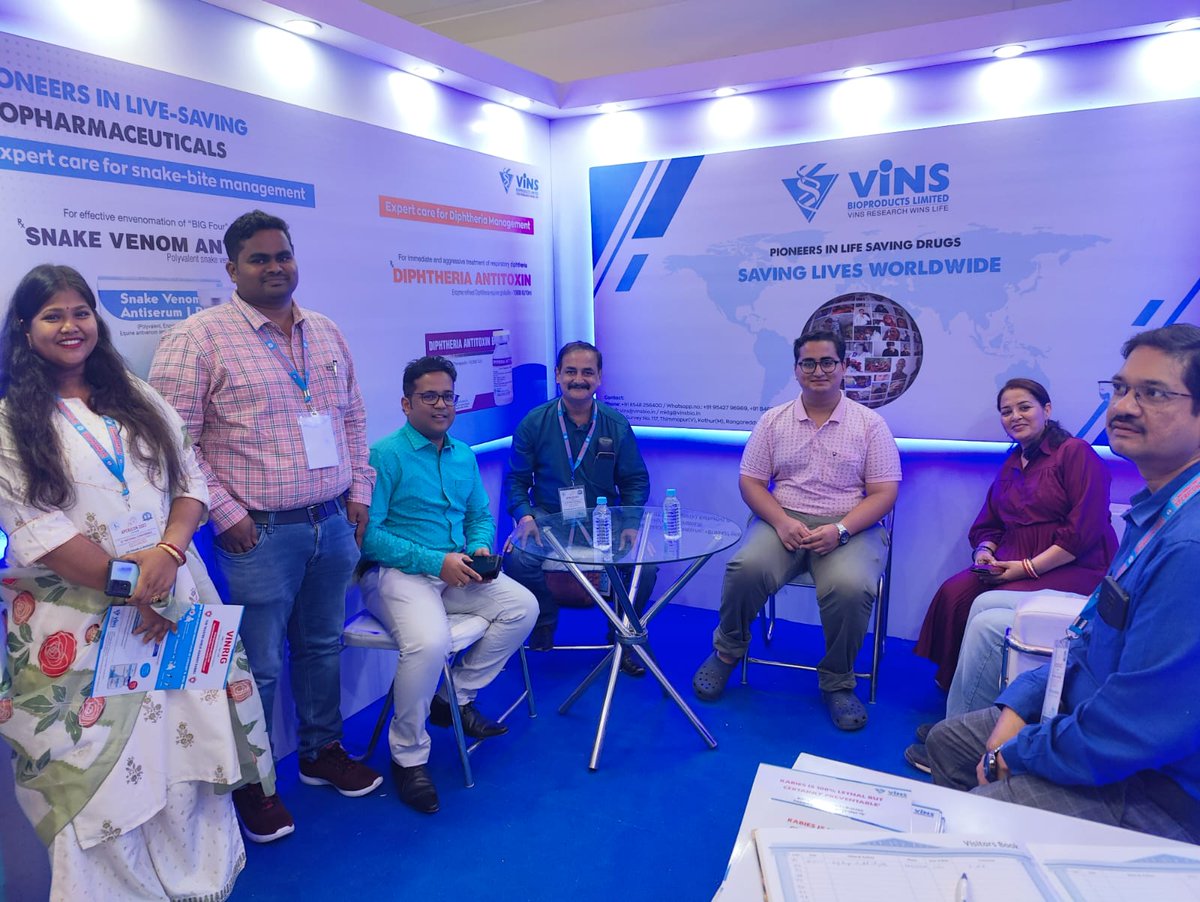 VINSBIOPRODUCTS's tweet photo. VinsBio participated in the Association for the Prevention and Control of Rabies in India (APCRI) 2023, held in Lucknow, Uttar Pradesh https://t.co/vuKaKIMXBB