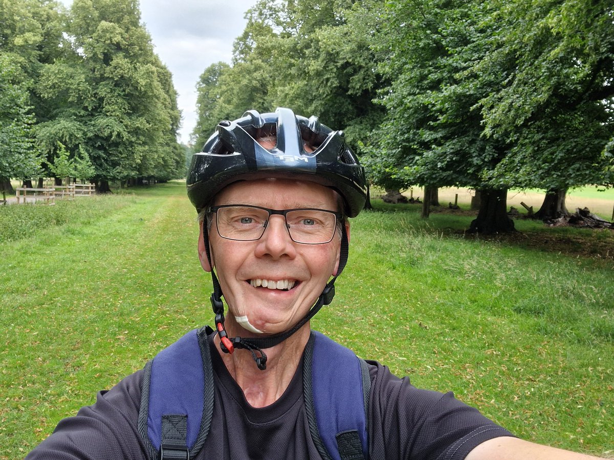 Cycling to hospital to discuss what can be done about my crumbling jaw.