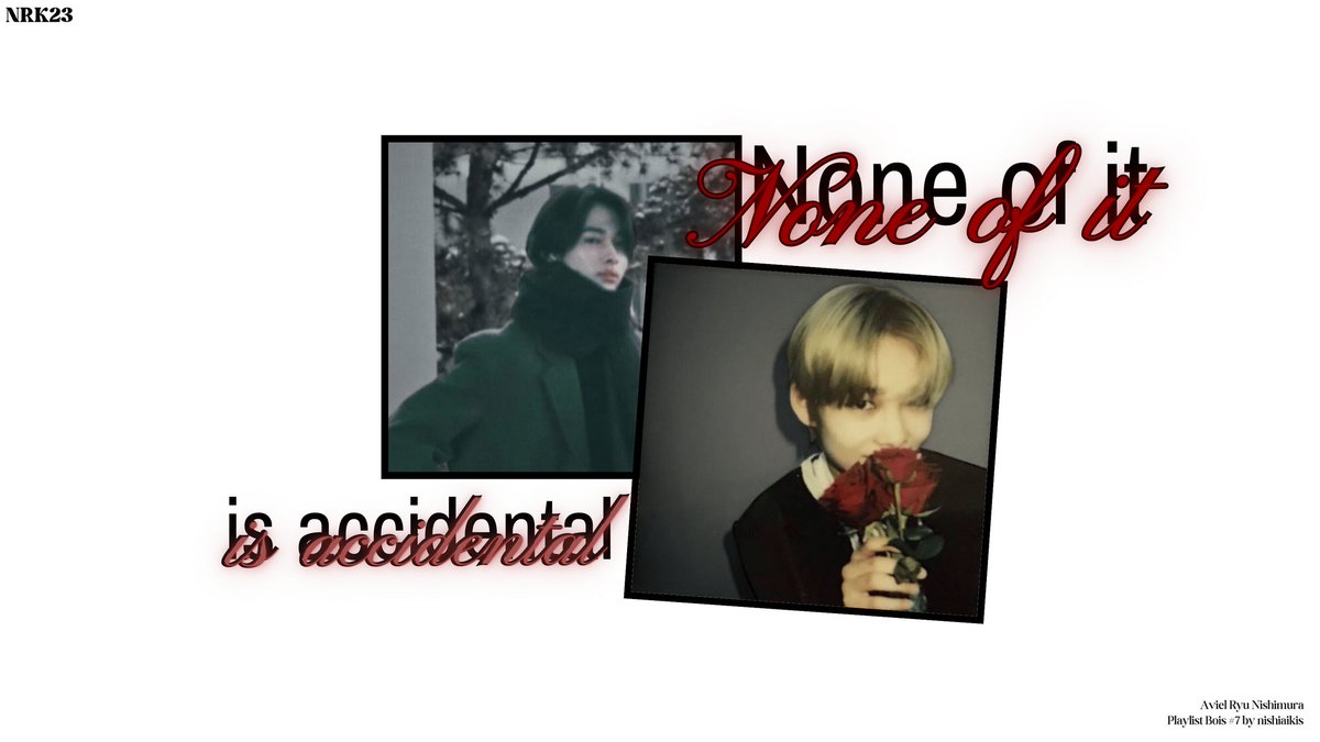 nishiaikis's tweet photo. 🚏 None of it is accidental.
a #riki x oc filo au.
Playlist Bois Series #7.

It all started with an umbrella that you’ve borrowed him. What if a little birdie told you that Aviel Ryu Nishimura (nrk) is a Mastermind by TS personified?

(Click the ‘ALT’ to view the whole summary) https://t.co/zRTmhzF1nP