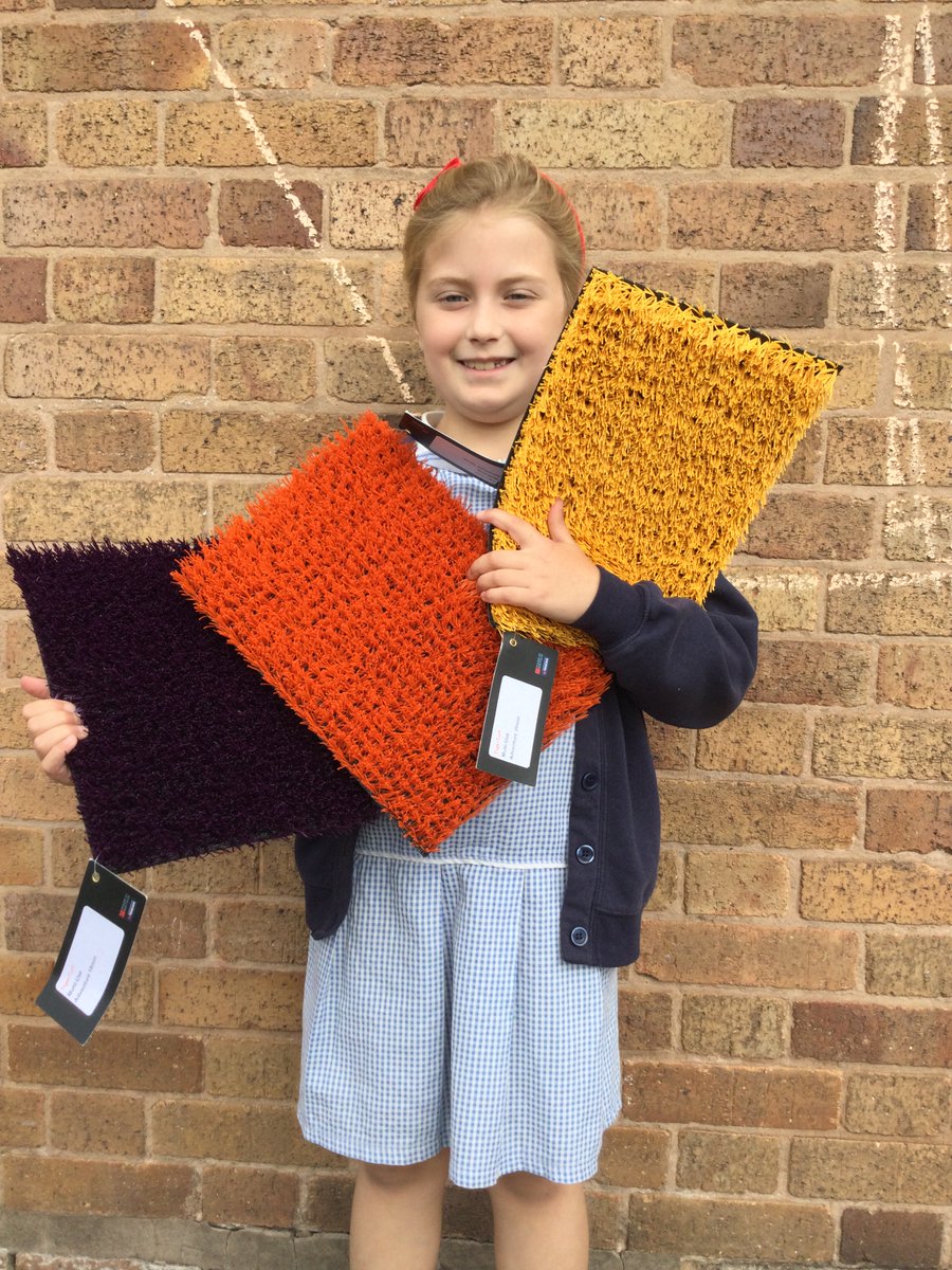 Who says small people can't make a big difference?  Lily in Year 2 has written a fabulous letter to <a href="/TeamTigerTurf/">Team TigerTurf</a>  who have kindly agreed to donate some brilliantly vibrant astro turf to our school!🤩   Which colour do you think should we choose?#bethechange #powerofwriting