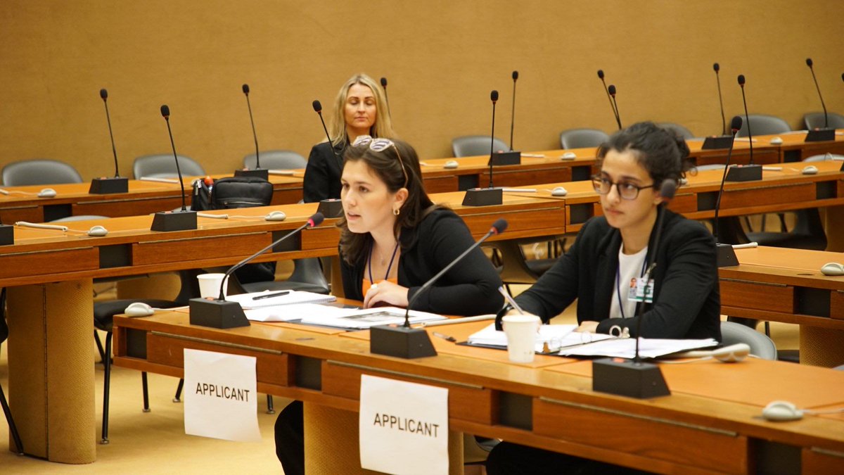 The final of the Nelson Mandela World Human Rights Moot at the UN in Geneva is about to get under way with your STU Mooters representing <a href="/StThomasU/">St. Thomas University</a>. Watch live: media.un.org/en/asset/k1o/k…
