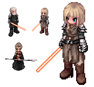 Baylan Skoll, Shin Hati and Morgan Elsbeth from the upcoming Ahsoka series.