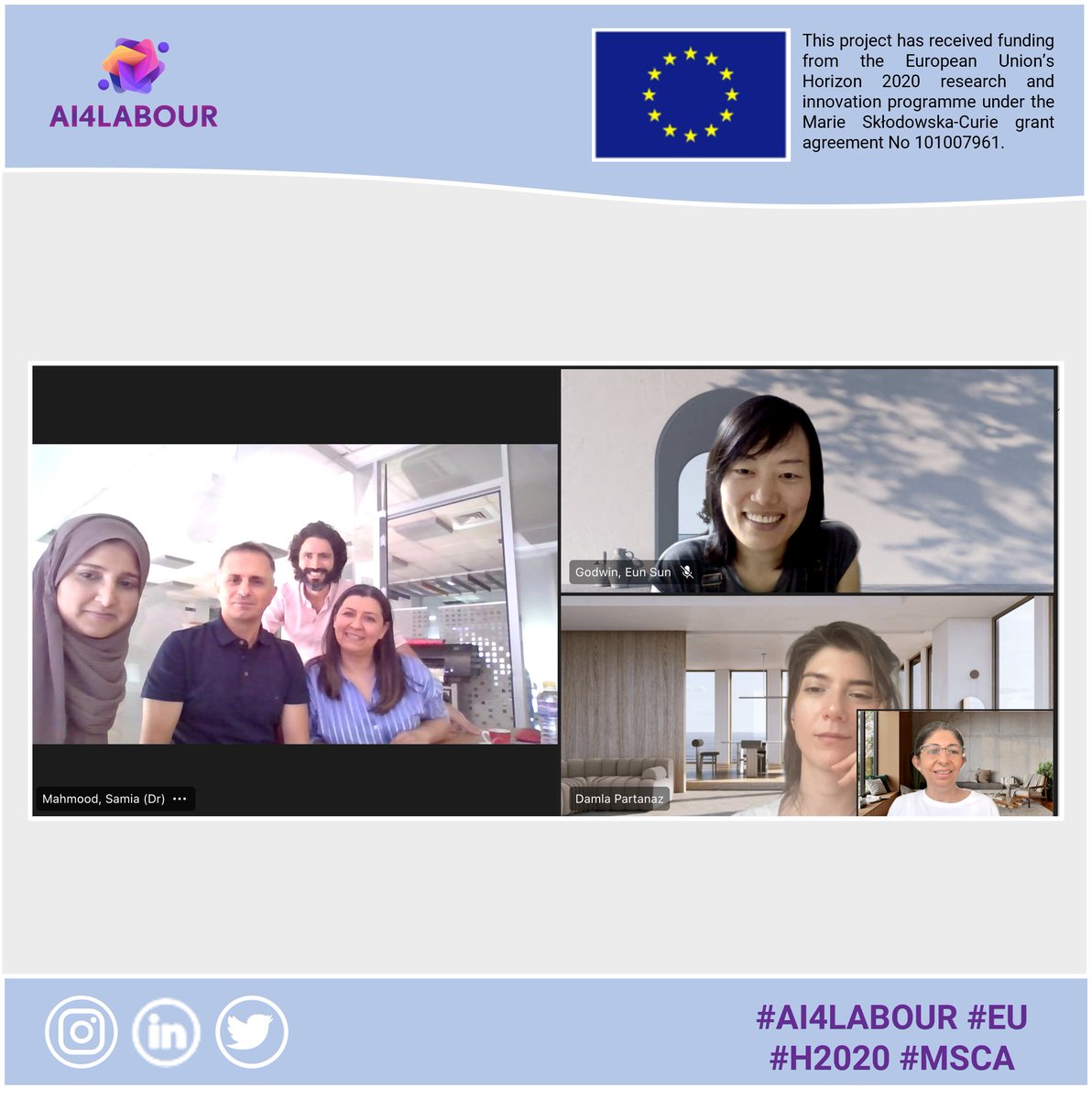 Round 2 of testing our #AI4Labour survey with Arçelik participants is underway 🌟 Each focus group study helps us improve and learn from mistakes.

#H2020 #EU #MSCA
