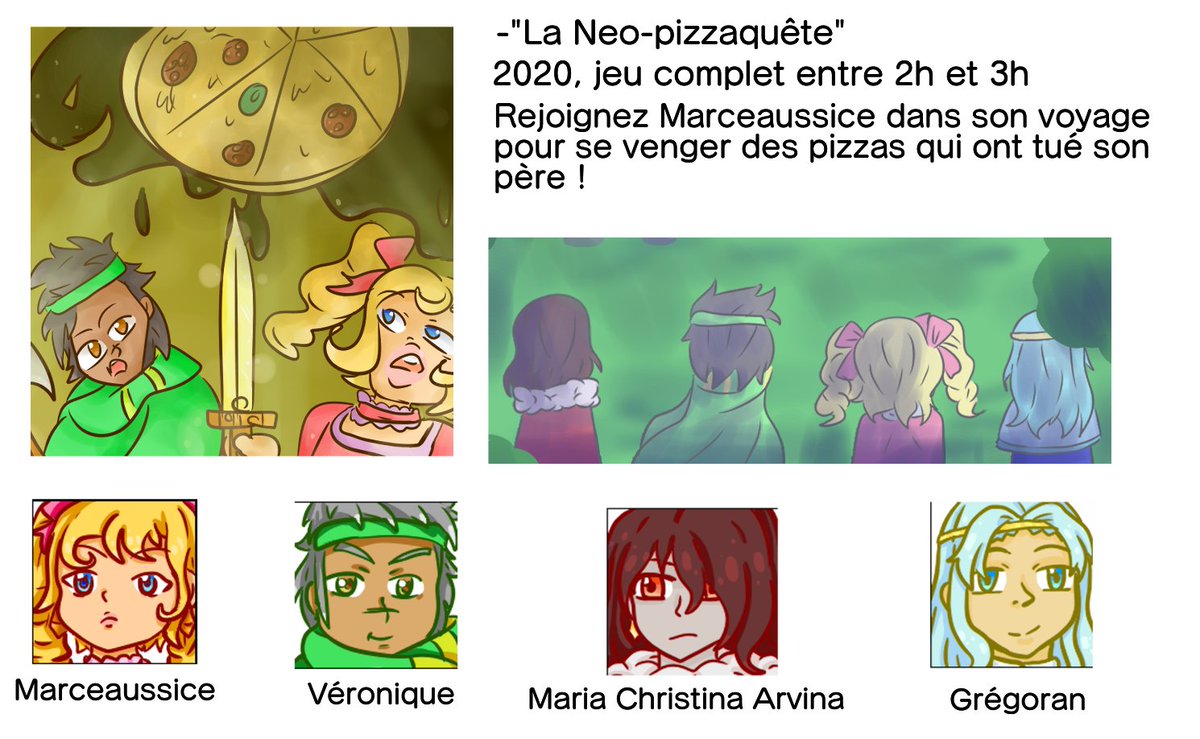 Le meilleur pizza rpg  ! Garanti 110% d'humour absurde 👍
ultep.itch.io/la-no-pizzaqute