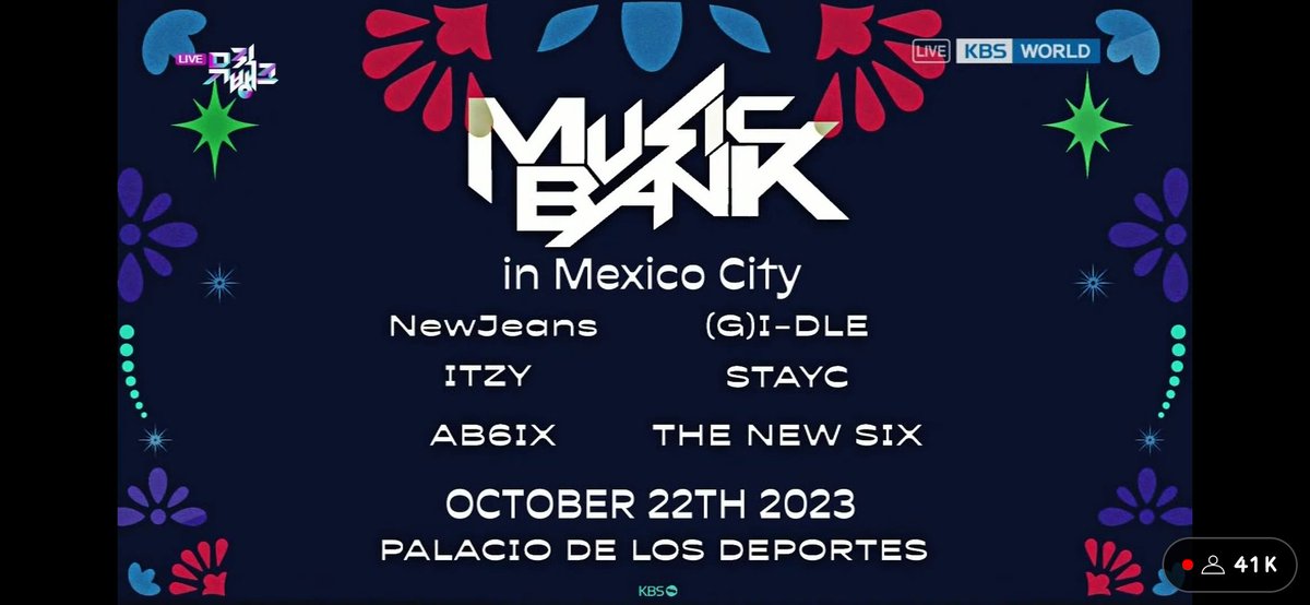 xsoewy's tweet photo. NEWJEANS Y STAYC VIENEN A MÉXICO AL MUSIC BANK https://t.co/SrC012ZzKv
