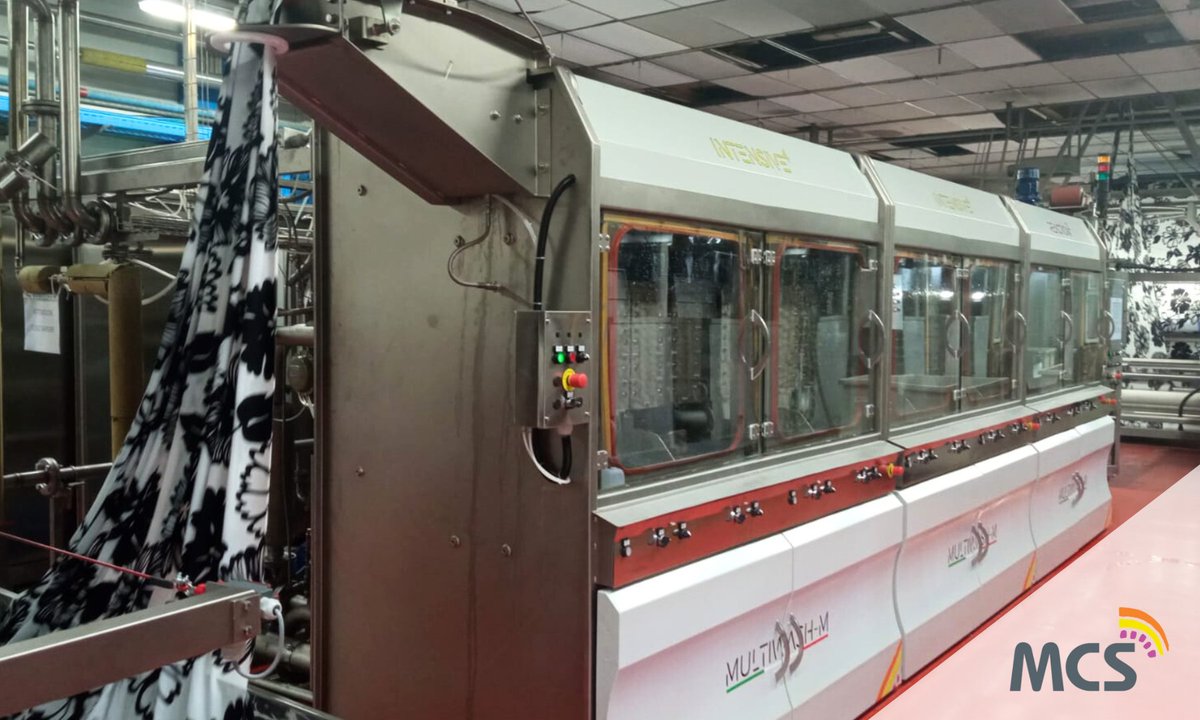 mcstextile's tweet photo. Siamo orgogliosi di informarvi che il primo lavaggio Multiwash-M è entrato in produzione presso una nota azienda lombarda leader mondiale nei tessuti indemagliabili in PA/LY.

#MCStextile #woven #macchinetessili #machinery #textilemachinery #textile #fabric #fabrics #textiles https://t.co/C55TZJ7yTr
