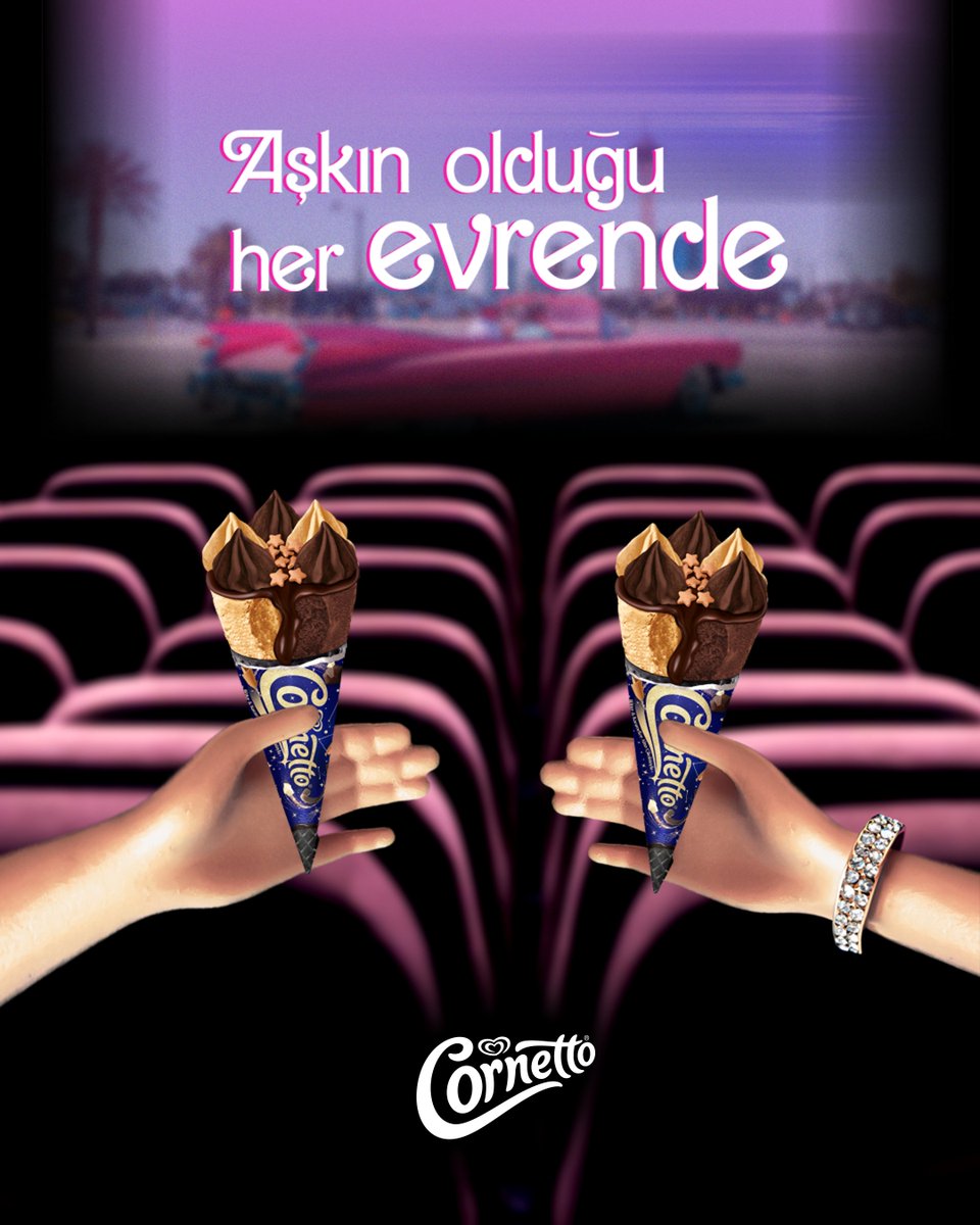 Film için bize de 1 bilet lütfen 😉 Hemen dene, Cornetto’nun olduğu her evrende Aşk Yıldızı seninle olsun 🍦