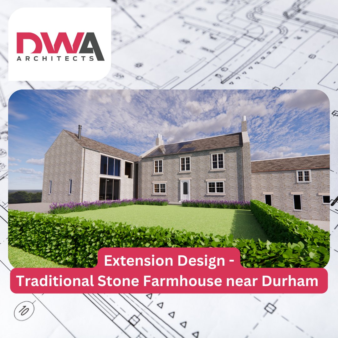 📣 DWA Architects has successfully obtained planning approval for an impressive project near Durham. Look at the stunning visuals below 👇🏼