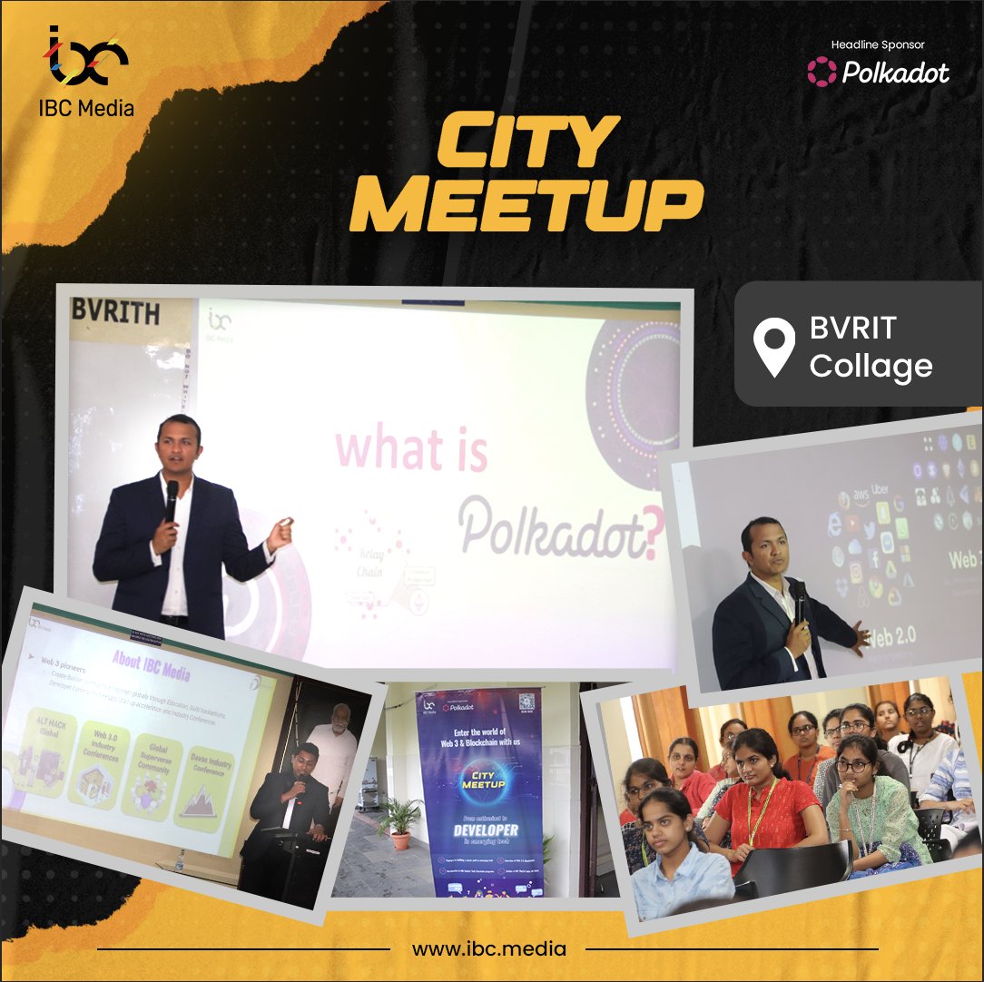 IBCMedia_'s tweet image. Great response from #studentdevs at our second Meetup #BVRITHYD

Sessions by IBC expert @AvinashPitti on Careers in #Web3

Introduction to #Web3 #blockchain

We are excited by the enthusiasm of our students as they explore Web3, Blockchain

#meetup #education #studentsinteraction