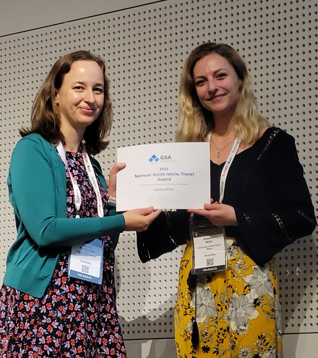 Lee Rollins (@rollins_lee) on Twitter photo Congratulations to <a href="/SoleilleM/">Soleille Miller</a> for winning the Spencer Smith-White Travel Award to attend #ICG2023 and for her excellent talk on the genetic consequences of the local loss of sexual reproduction in the wild. <a href="/Genetics2023/">International Congress of Genetics 2023</a> <a href="/GeneticsAus/">Genetics AustralAsia</a> Congratulations to <a href="/SoleilleM/">Soleille Miller</a> for winning the Spencer Smith-White Travel Award to attend #ICG2023 and for her excellent talk on the genetic consequences of the local loss of sexual reproduction in the wild. <a href="/Genetics2023/">International Congress of Genetics 2023</a> <a href="/GeneticsAus/">Genetics AustralAsia</a>