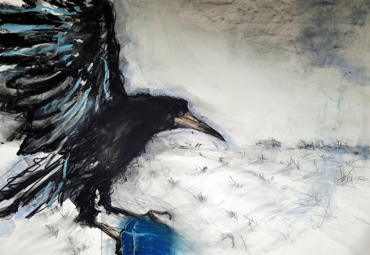 Last chance to view Crow Voice, Fox Voice...Wolf Voice, an exhibition of new work by Margo Banks. Catch it before 4pm Saturday 22nd! Or browse online with link below... solomonfineart.ie/viewing-room/4…