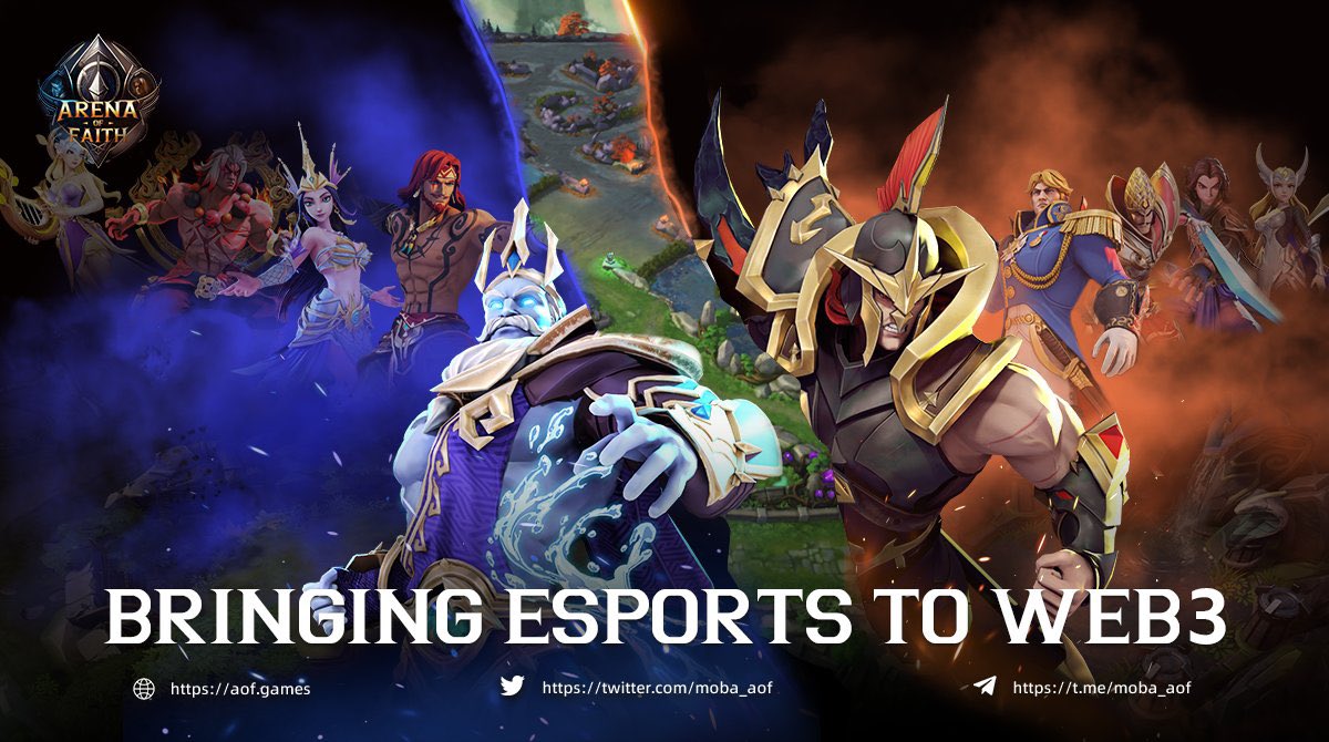 🎉DT Games Guild  X Arena of faith Giveaway 

⚔️ #AOF is a tournament-centric #MOBA game, offering a 3D gaming experience across multi-platforms with #P2E and #AI
🎁3 x Mystery Box
 
To Enter:
✔️Follow：@DtDt666 & @moba_aof
✔️Join Discord: https://t.co/t7sELm3YgM
✔️RT & ❤️

⏰48H
 #Airdrop #Giveaway #Web3Games  #Arenafaith