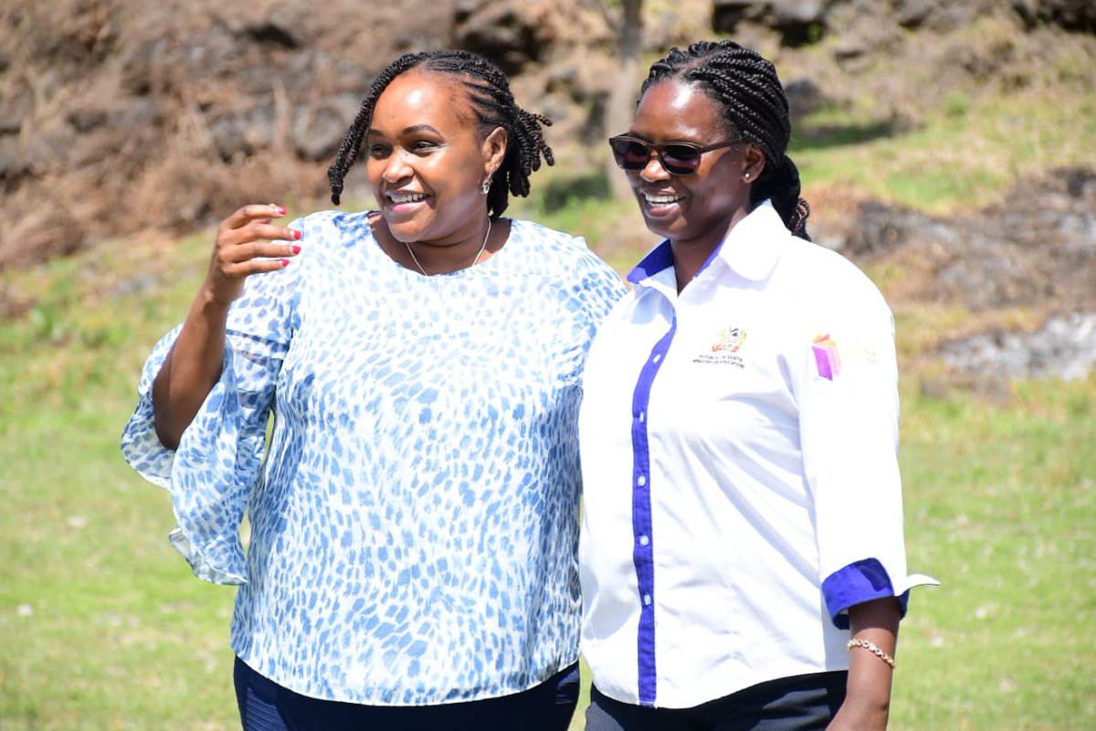 HonWangari's tweet photo. Today with Director Stephen Barongo on behalf of CS Education Hon Ezekiel Machogu;

We have attended the St Andrews Tarabete AGM and through the Ministry committed Ksh 5Million for the completion of the Girls Dormitory. https://t.co/jeMHPTHYp4