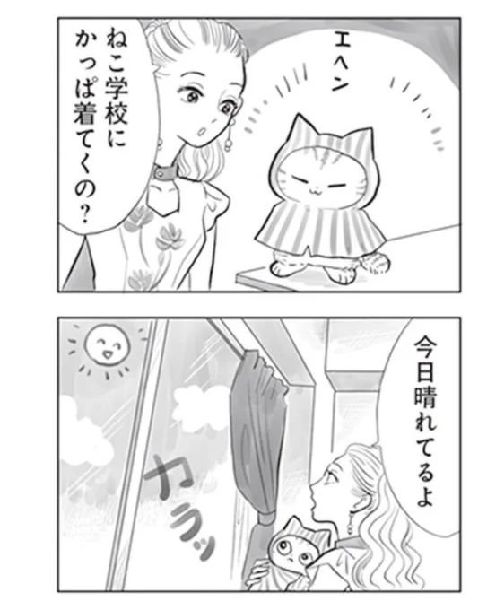 雨ガッパでおしゃれしたいねこの心が打ち砕かれる!
その時人間は…⁉️(1/2) 