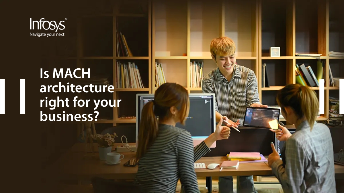 Infosys's tweet image. Is #MACHarchitecture the right fit for your business? Discover key considerations to keep in mind in our latest blog post! Read here. infy.com/3Y8v5nR
 
#DigitalTransformation #Scalability #BusinessAgility