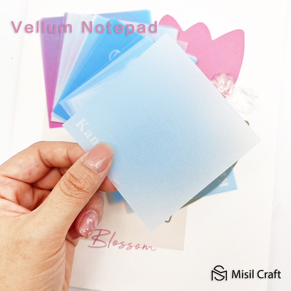 Writing on vellum is a bit of a different feeling from writing on paper.
The Nude Transparent Sticky Notes and Page Flags are an excellent, subtle addition to a journal or planner.
#misilcraft##stickynotes#cutestationery#plannercommunity#stationerylover#plannerlove#vellumpaper