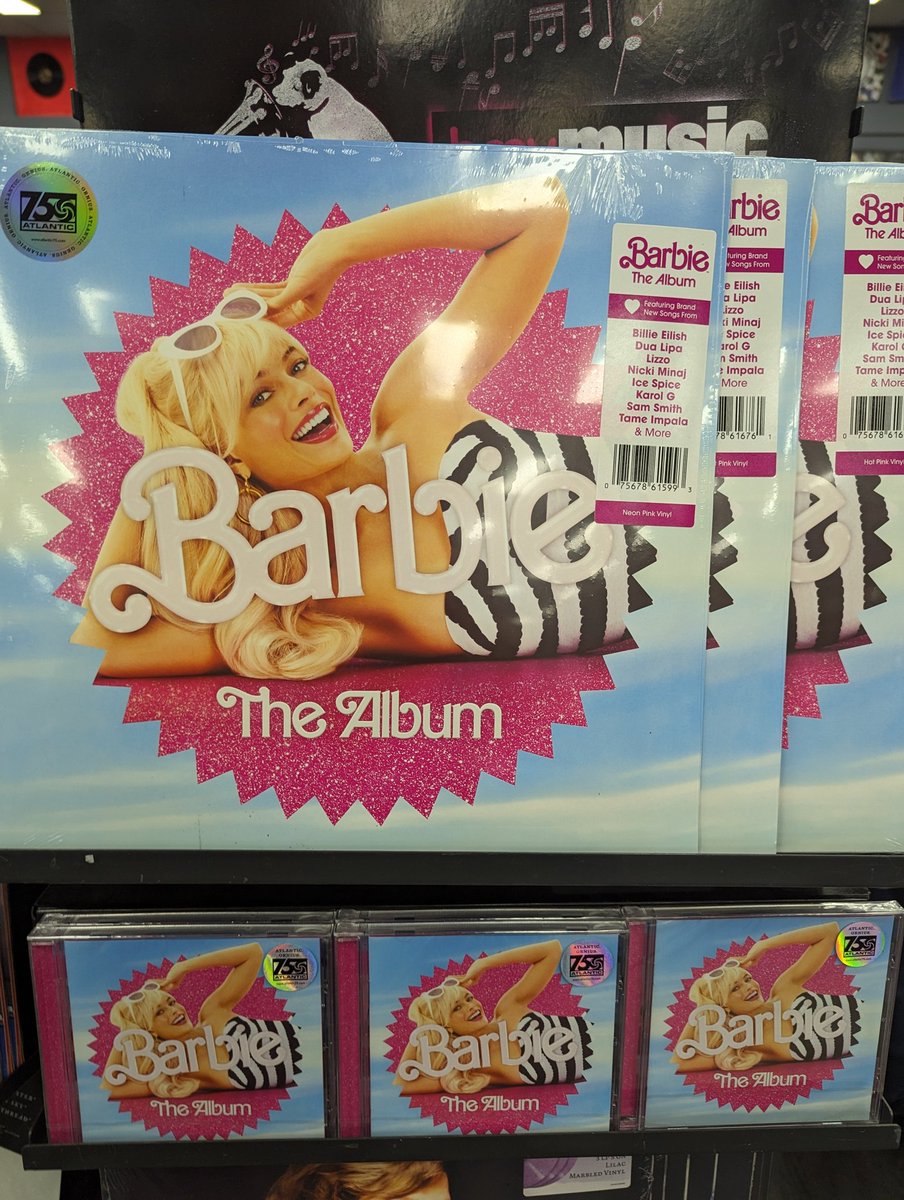 The day has come,
#Barbie is out today #NewMusicFriday
Featuring, Lizzo, Dua Lipa, Charli XCX, Nicki Minaj, Billie Eilish, Haim, Ava Max, Sam Smith
#Amazing
#NewReleases https://t.co/FPEMku5XAa