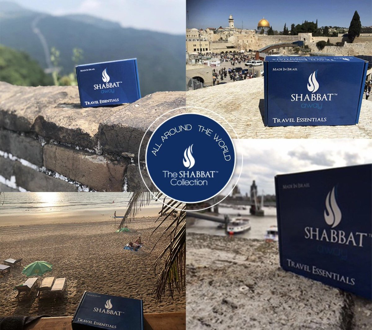 Loving all the photos of the Shabbat Away sets being sent in from across the globe this summer including from Indonesia, Thailand, South Korea, Morocco, Finland and Portugal!  Keep them coming ❤️ Shabbat Shalom from Jerusalem 🙏 #ShabbatwithAGJC @shabbat_col @CristianaCamiso