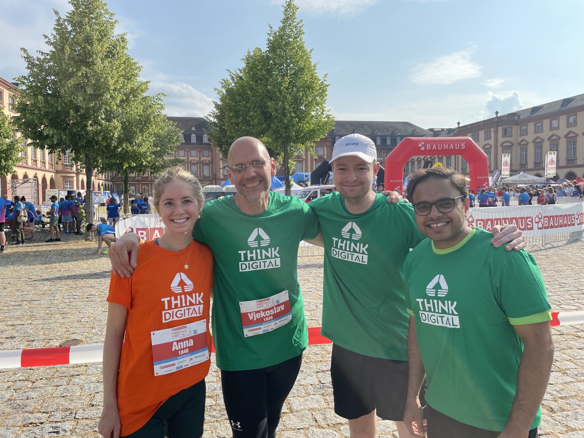 EngineeringSpa's tweet image. I colleghi della nostra sede di Mannheim in Germania hanno partecipato alla Bauhaus Firmenlauf, una corsa di raccolta fondi da destinare ad associazioni regionali e federali. Complimenti!

#LifeatEngineering @EngineeringIndX