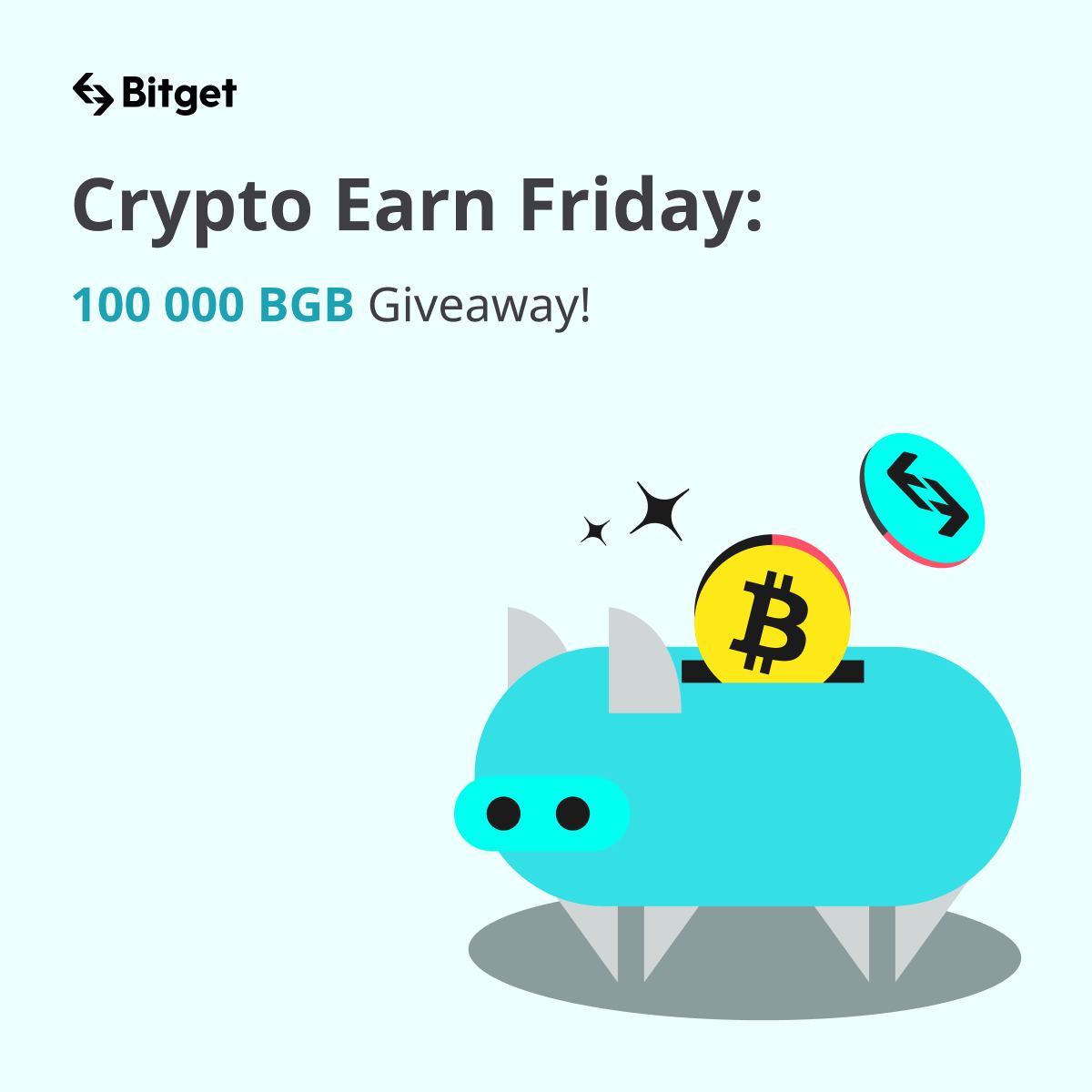 📣#Crypto Earn Friday: 100 000 #BGB #Giveaway!

🔺Als je tijdens aankomende vrijdag voor het eerst een Bitget earn product gebruikt, kun je willekeurig 10 - 500 BGB krijgen.👉bitget.com/nl/earn

🔗partner.bitget.com/bg/ZGU7AR
#Bitget #BTC #ETH #Crypto