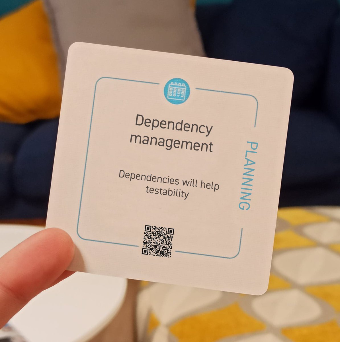 agilitest's tweet image. Agility Maturity Card n° 37 – The concept of dependency management
Dependencies will help testability…
🎴 Read more about this concept: hubs.la/Q01WCs5j0
👉🏼 An #agile card by the #agile_testing expert Christophe Moustier.
#testautomation #softwaretesting