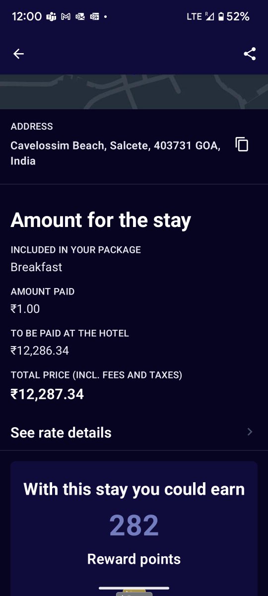 varundarak91's tweet photo. @Accor @All
Does "To be paid at the hotel" means charging the card before the staying date (btw: Manager of the hotel thinks this way)? If not, then why I am being charged Rs.12286.34 before my stay date of 5th Aug at Novotel Goa Dona Sylvia? https://t.co/s1ShSbACKU