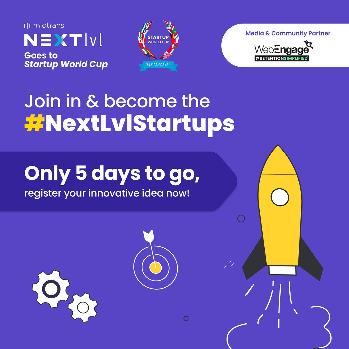 We’re thrilled to announce that we have partnered with <a href="/midtrans_id/">Midtrans</a> for the Midtrans Next Lvl Goes to Startup World Cup! This is your chance to showcase your innovative ideas globally and represent Indonesia in the world’s biggest startup competition.

#NextLvlStartups #WSP