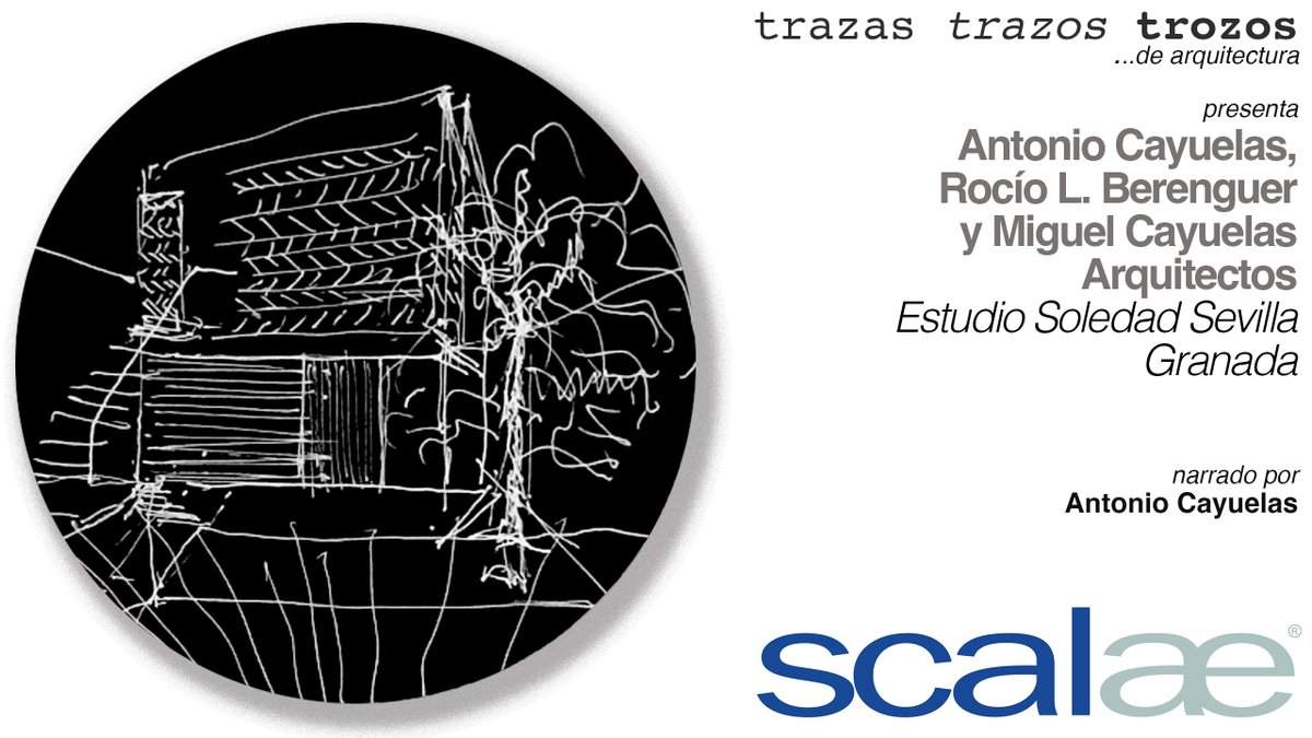Antonio Cayuelas explica trozos, trazos y trazas de arquitectura del estudio Soledad Sevilla en una cápsula <a href="/SCALAE/">scalae ed</a>
scalae.net/obras-y-proyec…
#scalae_capsula #scalae_trazastrazostrozos #scalae #arquitectura #GRANADA <a href="/DeagEtsag/">Delegación de Estudiantes de Arquitectura - ETSAG</a> <a href="/etsagr/">etsagr</a> <a href="/COAGranada/">COAGranada #NOalaLSP</a>