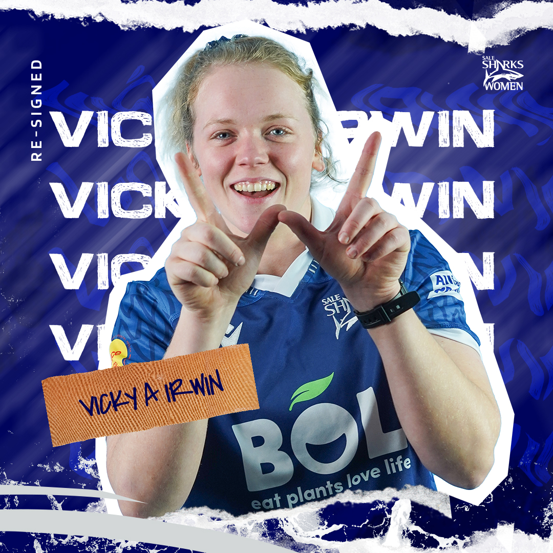 𝘽𝙄𝙂 𝙑𝙞𝙘𝙠 𝙖𝙣𝙙 𝘭𝘪𝘵𝘵𝘭𝘦 𝙑𝙞𝙘𝙠 𝙎𝙩𝙖𝙮 𝙋𝙪𝙩 🙌

We must be building something special up North #SharksFam 👀… 

We are delighted to carry on this journey with  <a href="/Vicky_irwin/">Vicky Irwin</a> and <a href="/vickyeirwin/">Vicky Irwin</a> 👊. 

#MoreThanJustARugbyClub