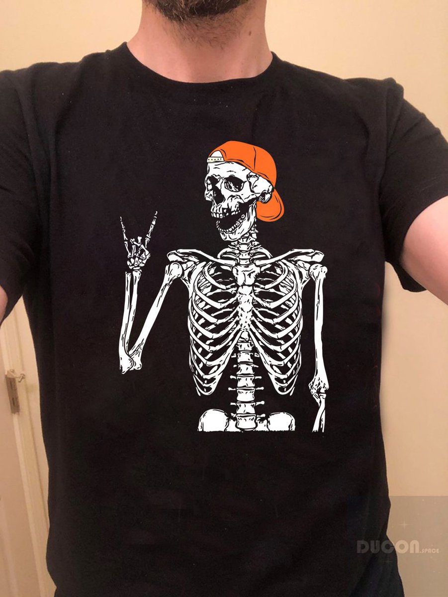 seniorsgift's tweet image. 🎃🤘 Get ready to rock this Halloween with our "Rocker Skeleton Hand Rock On" Tee! 🎸🦴👻 Add a spooky twist to your style and stand out at any party! #HalloweenFun #FunnyTees #RockerChic 🕸️👕
ducon.space/rocker-skeleto…