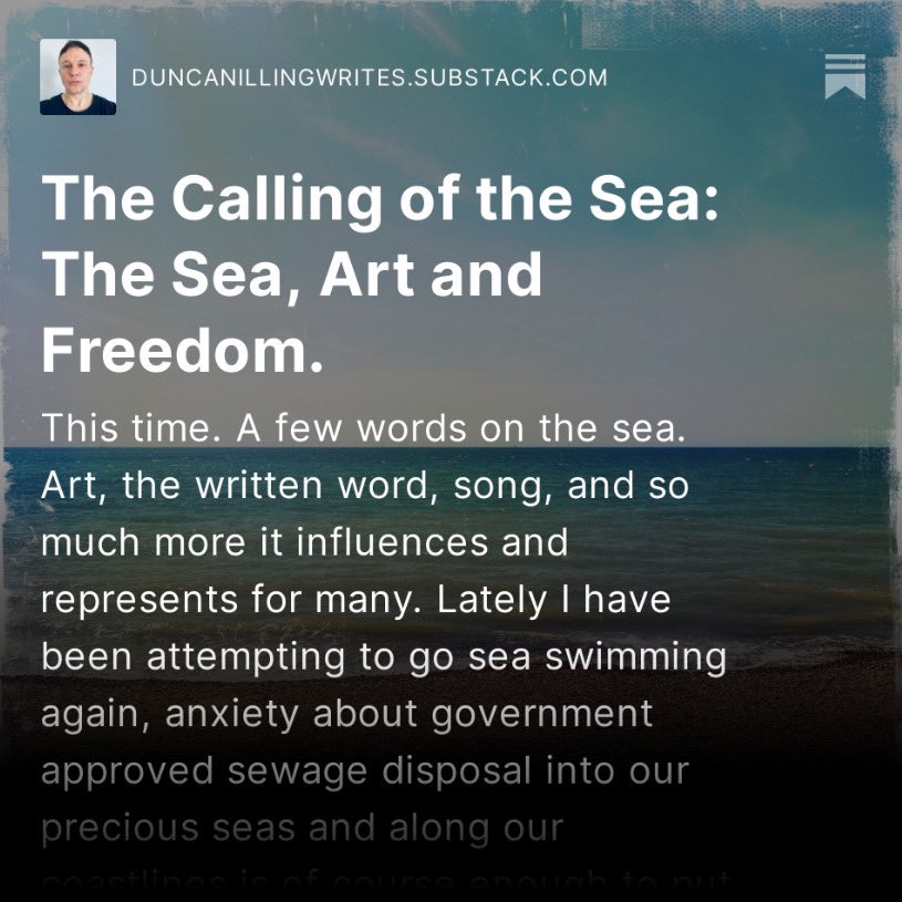 DuncanIlling's tweet image. Link in bio #seaside #freedom #workingclasses #music #art #Literature #swimming
