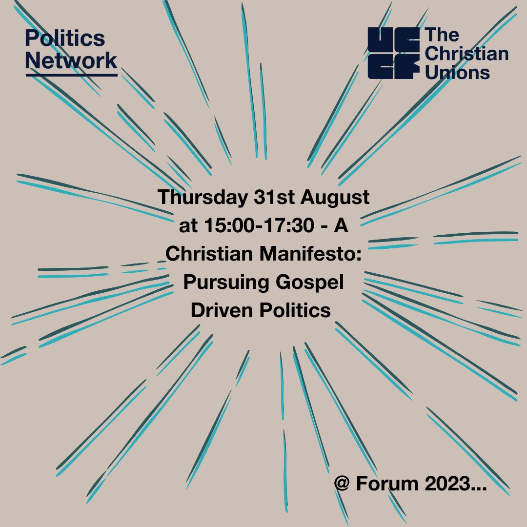 Coming to @uccf Forum in a few 
weeks? Well just make sure you put these events in 
your diary - you don't want to miss them!