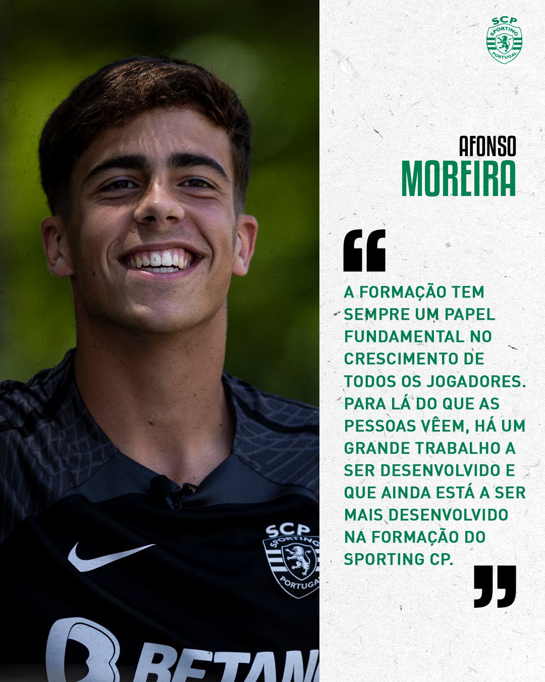 Flash-Interview de AFONSO MOREIRA (Sporting Sub-19). 