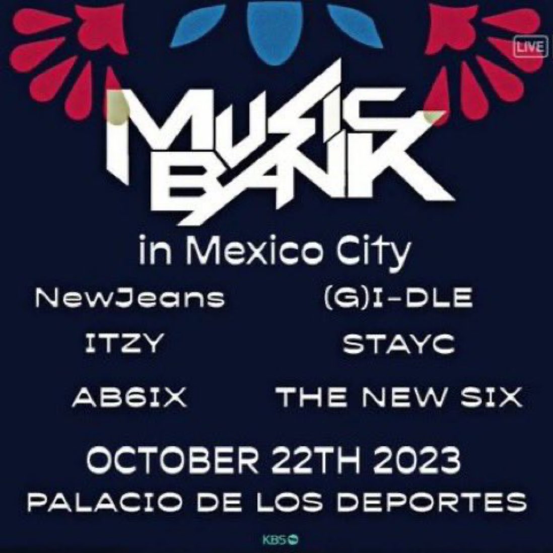 RT @hellooo530: gidle is rumoured to perform at music bank in mexico on 22nd october ! https://t.co/87CDHnIM07