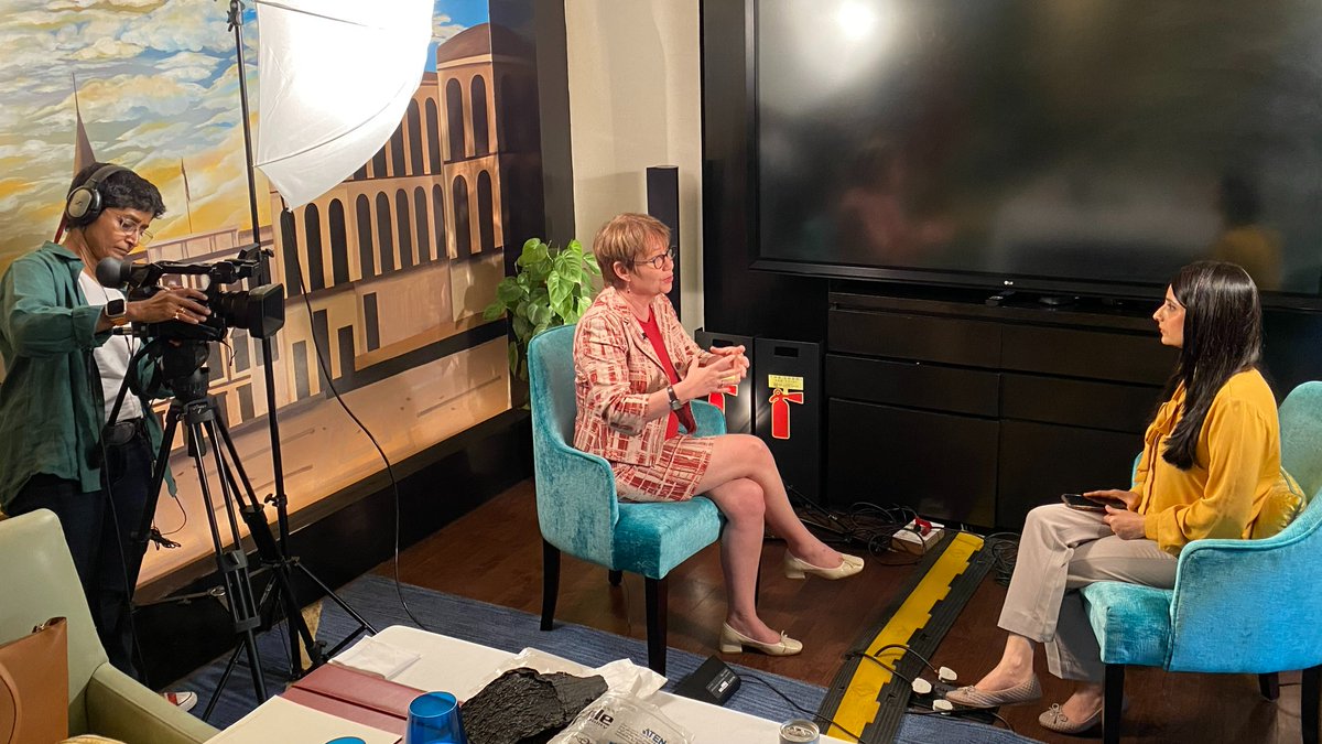 I had a good discussion with @ndtv’s @SiddiquiMaha in Delhi about this week’s #G20India finance meeting, @EBRD’s strong support for Ukraine and more. The interview will air at 1600 BST/2030 IST