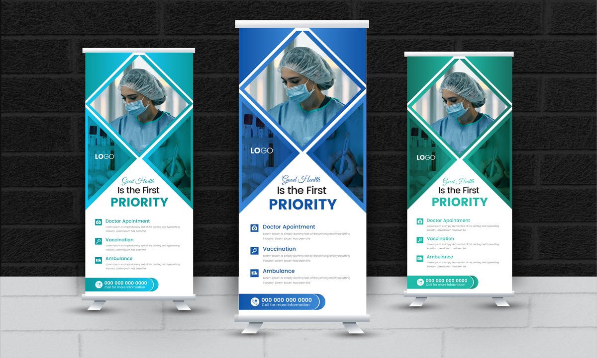 Esturygfx's tweet photo. 𝗗𝗲𝘀𝗶𝗴𝗻 𝗮 𝗣𝗿𝗼𝗳𝗲𝘀𝘀𝗶𝗼𝗻𝗮𝗹 Medical 𝗥𝗼𝗹𝗹-𝗨𝗽 𝗕𝗮𝗻𝗻𝗲𝗿 𝗳𝗼𝗿 𝗬𝗼𝘂𝗿 𝗕𝘂𝘀𝗶𝗻𝗲𝘀𝘀.
I'm here to offer professional roll-up banner design services that will grab your attention and make an impression
#rollupbanner #banner #Creative #Medical  #Businesses https://t.co/CWVfLIv3Pz