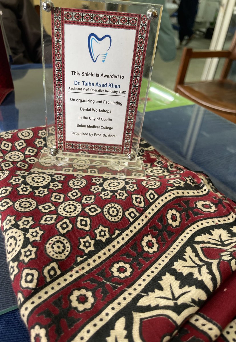 talhaatareen's tweet image. Thankyou Prof.Abrar,Head of #OperativeDentistry,#HamdardUniversity for giving us opportunity to host u at #DentalSection of #BolanMedicalCollege #SandemanProvincialHospital
Your kind guidance has been a great learning experience for our senior &amp;amp; junior faculty &amp;amp; our PG students🙏🏻