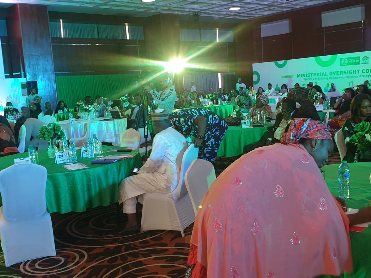 "In ensuring the utilization of #BHCPF, the State Oversight Committee should work closely with the various gateways &amp; agree on a framework for monitoring the utilization of the funds with reward &amp; sanctions in place"- Dr Gafar Alawode <a href="/GafarAlawode/">Gafar Alawode</a> 
<a href="/Fmohnigeria/">Federal Ministry of Health, NIGERIA</a> <a href="/NhisNg/">NhisNg</a> <a href="/NphcdaNG/">NPHCDA</a>