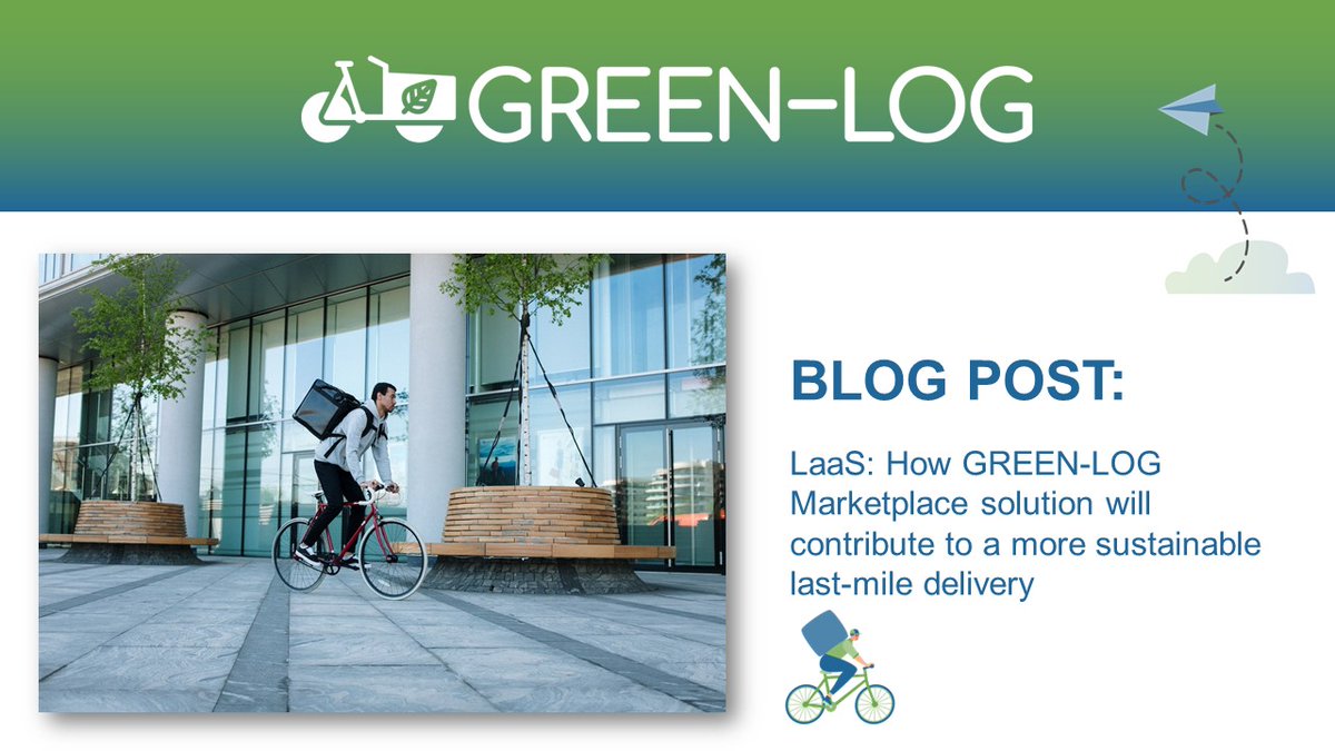 💡#LaaS: How GREEN-LOG #Marketplace solution will contribute to a more sustainable #lastmile delivery
Don't miss this interesting BLOG POST by our Frontier Innovations partner👉bit.ly/3DlqEwo
<a href="/cinea_eu/">CINEA 🇪🇺</a> <a href="/civitas_eu/">CIVITAS Initiative</a> 
#HorizonEU #Lastmiledelivery #lastmilelogistics
