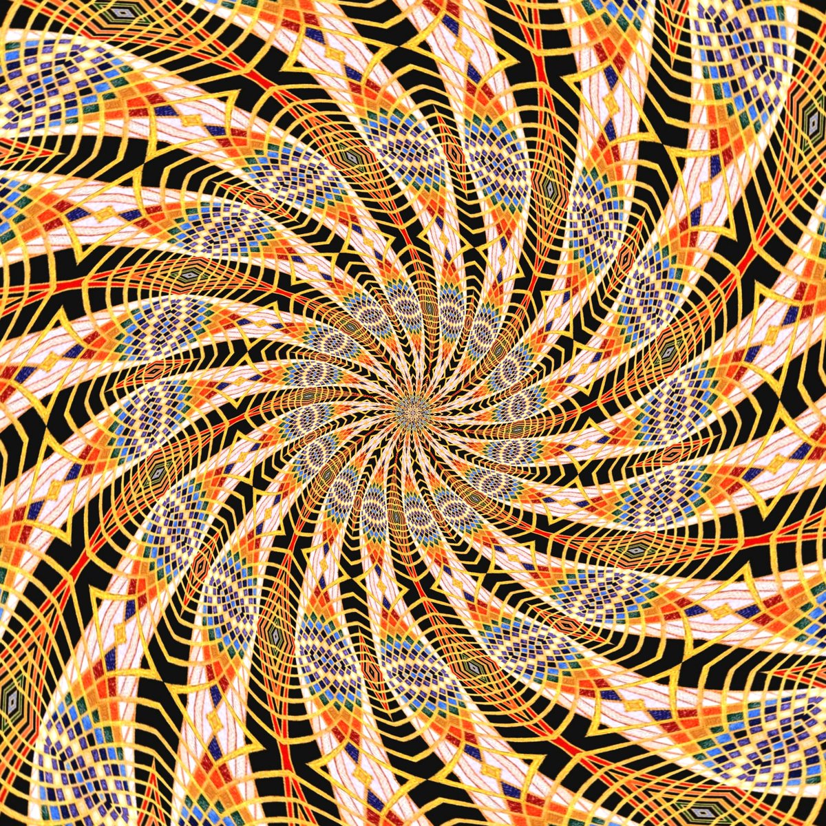 'Rising Swirl' #art #Geometry #geometricart #mathart #spiral #circle #symbolism #contemporaryart #modernart #mixedmedia #sacredgeometry