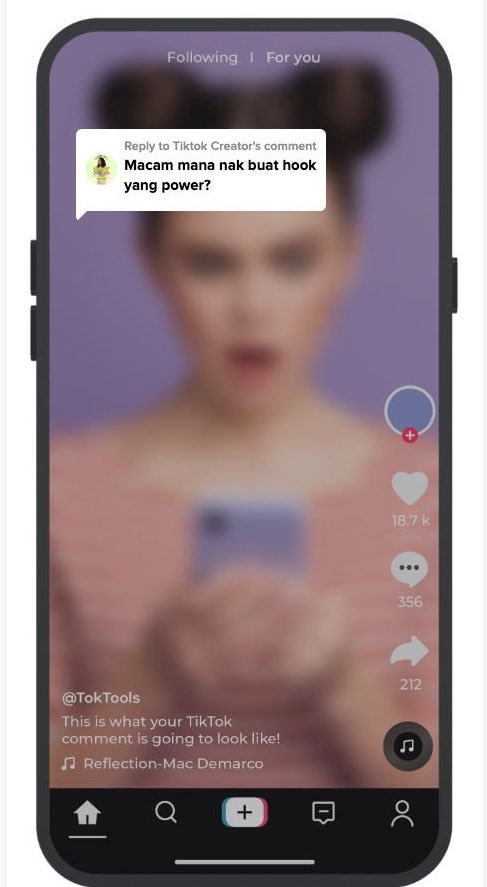 Cara hasilkan hook power tanpa perlu banyak effort!

Korang tahu tak konsep “Tiktok Reply” ni antara hook paling power?

Here’s a hack.

Buat mockup guna special tool (next tweet).

Tapi nak tulis apa kat komen tu?

Bookmark tweet ni dan teruskan baca.