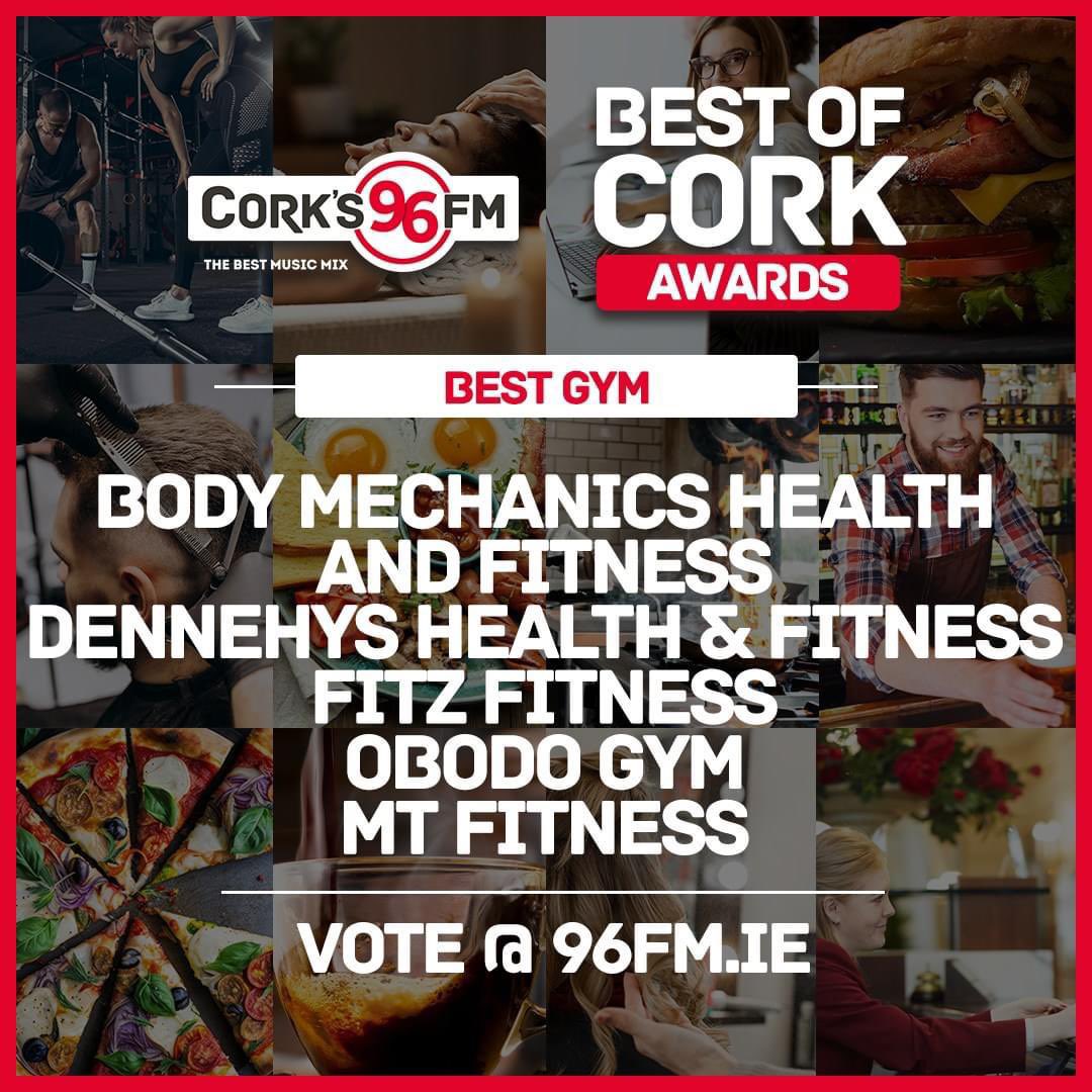 Dennehy's H&F (@dennehyshandf) on Twitter photo Following on from winning the award last year we have once again been nominated for Cork’s Best Gym Award in the <a href="/Corks96FM/">Cork's 96FM</a> Best of Cork Awards.
You can vote now at 96fm.ie
Thanks as always for your support 💪🏼
🖤🧡🖤🧡🖤🧡🖤🧡🖤🧡🖤🧡🖤🧡 Following on from winning the award last year we have once again been nominated for Cork’s Best Gym Award in the <a href="/Corks96FM/">Cork's 96FM</a> Best of Cork Awards.
You can vote now at 96fm.ie
Thanks as always for your support 💪🏼
🖤🧡🖤🧡🖤🧡🖤🧡🖤🧡🖤🧡🖤🧡