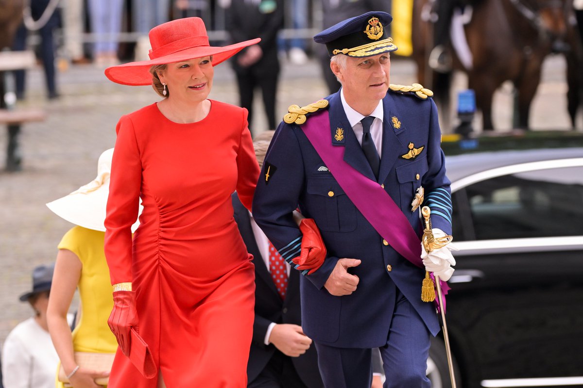 MonarchieBe's tweet photo. 🇧🇪 Te Deum à la cathédrale des Saints Michel et Gudule à l’occasion de la #FêteNationale. 

 #BE2107 #MonarchieBe #BelgianRoyalPalace https://t.co/ExcudKuveV