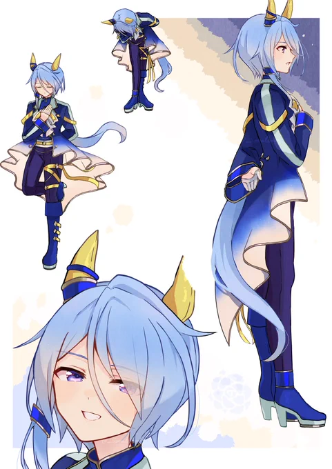 舞台のパドックでのミラクルさんも、あまりにも素敵で……  #ウマ娘