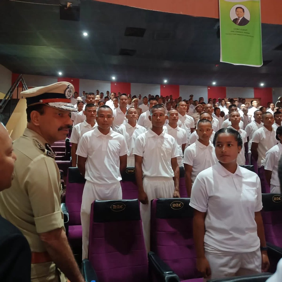 At SICPAC,Shillong today for the distribution of Appointment letters to newly recruited police personnel. Before the distribution ceremony by HCM <a href="/SangmaConrad/">Conrad K Sangma</a> had an interesting and heartwarming session with the successful candidates and their parents at the venue. Best wishes!
