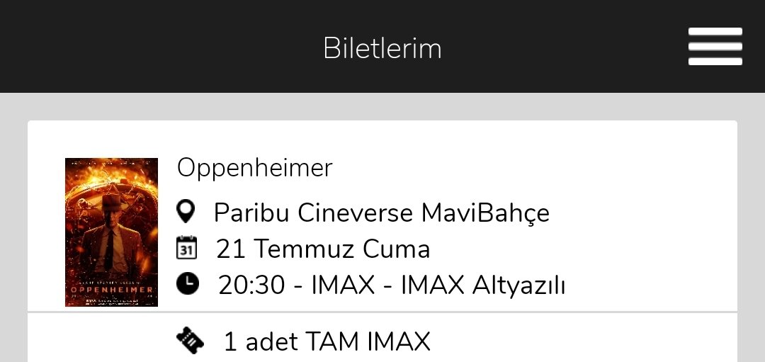 Yeteri kadar hypelandığımı düşünüyorum akşam göreceğiz #Oppenheimer