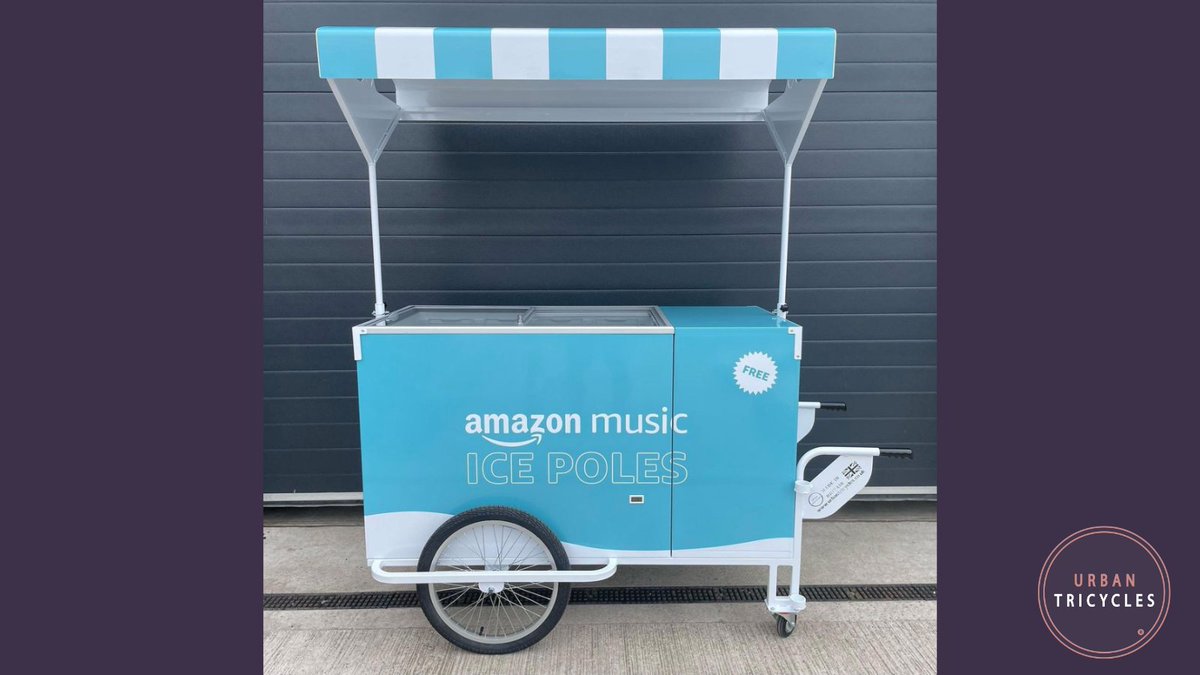 Ready to take your events to the next level?
☎️ 0333 455 9072
🌍 urbantricycles.co.uk 

#promocart #promotionalcart #mobilebar #promotion #marketing #madeinbritain #PR #events #forhire #coffeecart #barista #mobilevending #friyay #fridayfeeling #amazon #amazonmusic