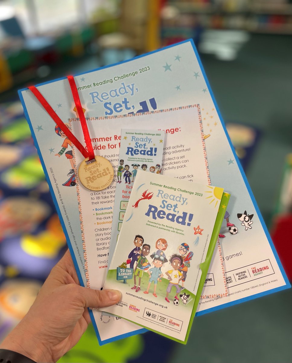 How is it the end of term already?!

Children can join the #SummerReadingChallenge, plus there are free crafts in all Bedford Borough Libraries every day of the summer holidays. Find out what's on at the link below.
bedford.gov.uk/libraries/your…